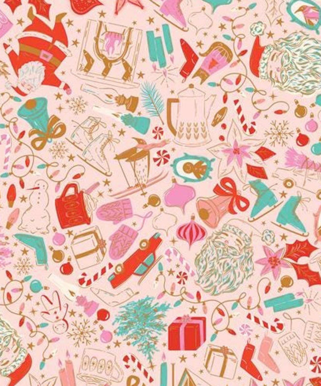 AGF Pre-Order - JUNE 2026 | Christmas in Color | CMC-25403 | Decked and Dazzled | Art Gallery Fabrics Christmas Cotton | Sold by Half Yard