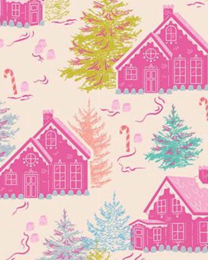 AGF Pre-Order - JUNE 2026 | Christmas in Color | CMC-25414 | Gumdrops and Gables | Art Gallery Fabrics Christmas Cotton | Sold by Half Yard