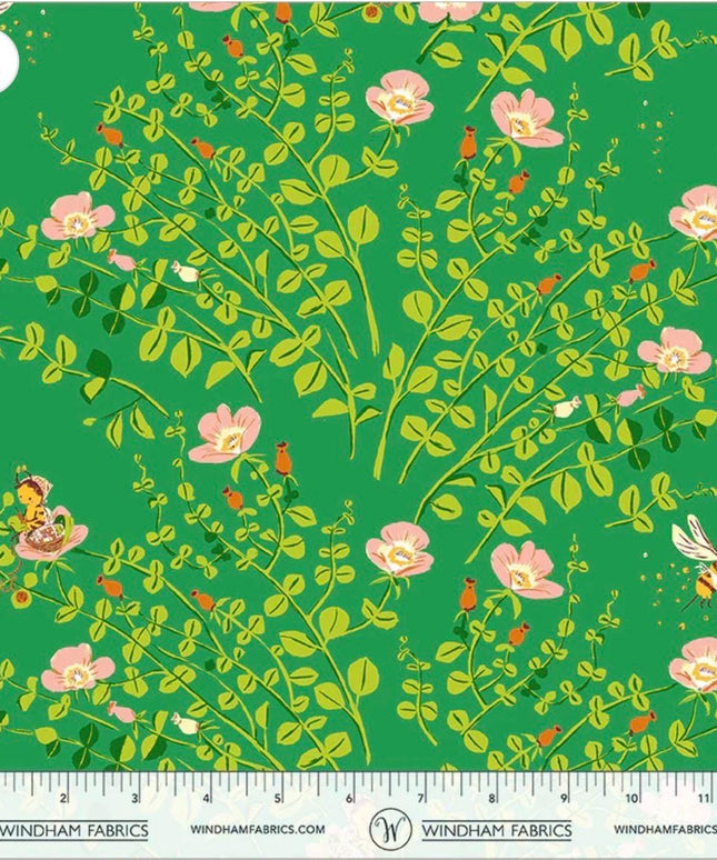 PRE-ORDER - JUNE 2026 || Windham Fabrics - Heather Ross - Heather Ross Favorites - Nanny Bee - Sold by Half Yard