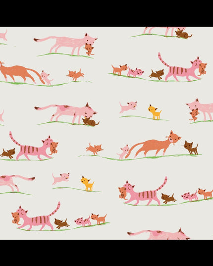PRE-ORDER - JUNE 2026 || Windham Fabrics - Heather Ross - Heather Ross Favorites - Marching Cats - Sold by Half Yard