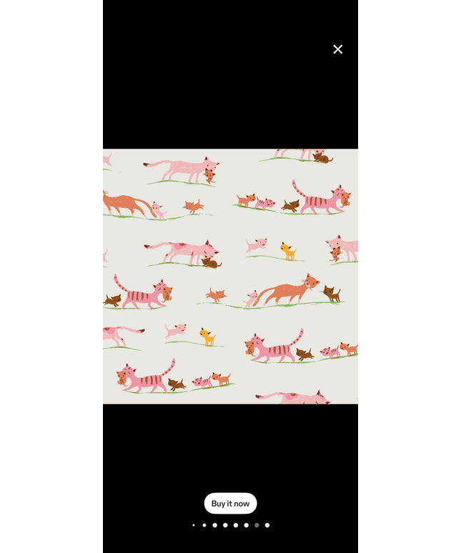 PRE-ORDER - JUNE 2026 || Windham Fabrics - Heather Ross - Heather Ross Favorites - Marching Cats - Sold by Half Yard