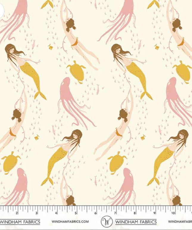 PRE-ORDER - JUNE 2026 || Windham Fabrics - Heather Ross - Heather Ross Favorites - Underwater Sisters - Sold by Half Yard