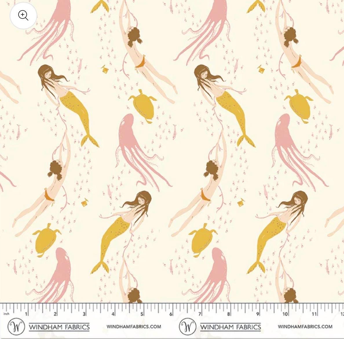 In Stock! Windham Fabrics - Heather Ross - Heather Ross Favorites - Underwater Sisters - Sold by Half Yard