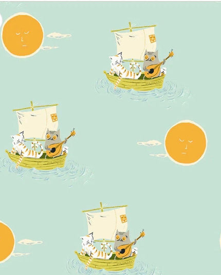 PRE-ORDER June 2026 || Windham Fabrics - Heather Ross - Heather Ross Favorites - Owl and the Pussycat - Sold by Half Yard