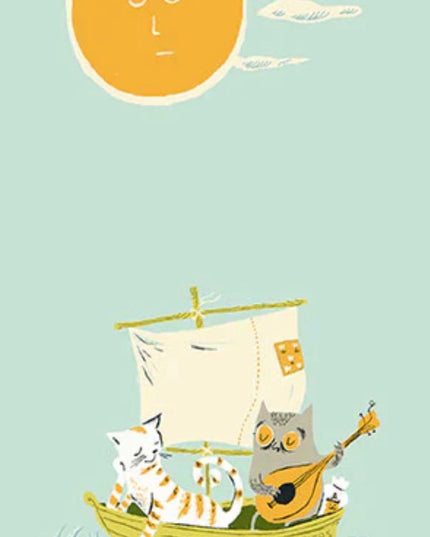 PRE-ORDER June 2026 || Windham Fabrics - Heather Ross - Heather Ross Favorites - Owl and the Pussycat - Sold by Half Yard