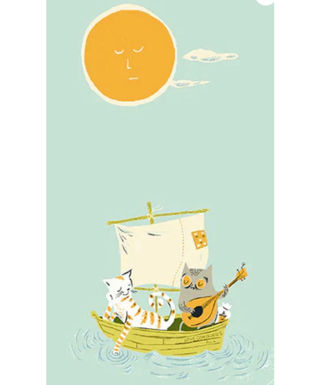 PRE-ORDER June 2026 || Windham Fabrics - Heather Ross - Heather Ross Favorites - Owl and the Pussycat - Sold by Half Yard
