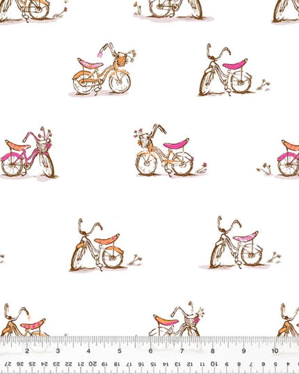 PRE-ORDER - JUNE 2026 || Windham Fabrics - Heather Ross - Heather Ross Favorites - Dream Bike - Sold by Half Yard