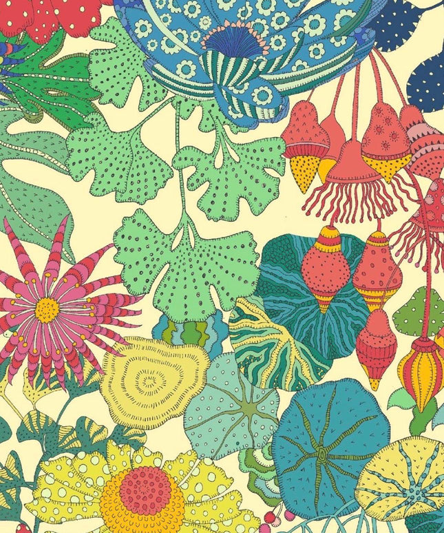 PRE-ORDER - APRIL 2026 | Windham Fabrics - Sally Kelly - Sally Kelly Sunsine - Peony Park - Cream - Sold by Half Yard