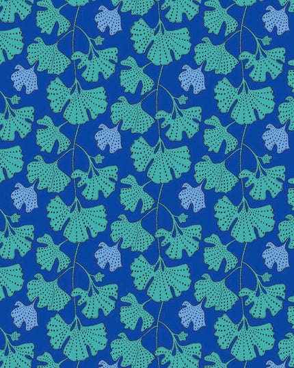 PRE-ORDER Sally Kelly | APRIL 2026 | Sunshine Ginkgo 54978D-10 Cerulean | Sold by Half Yard