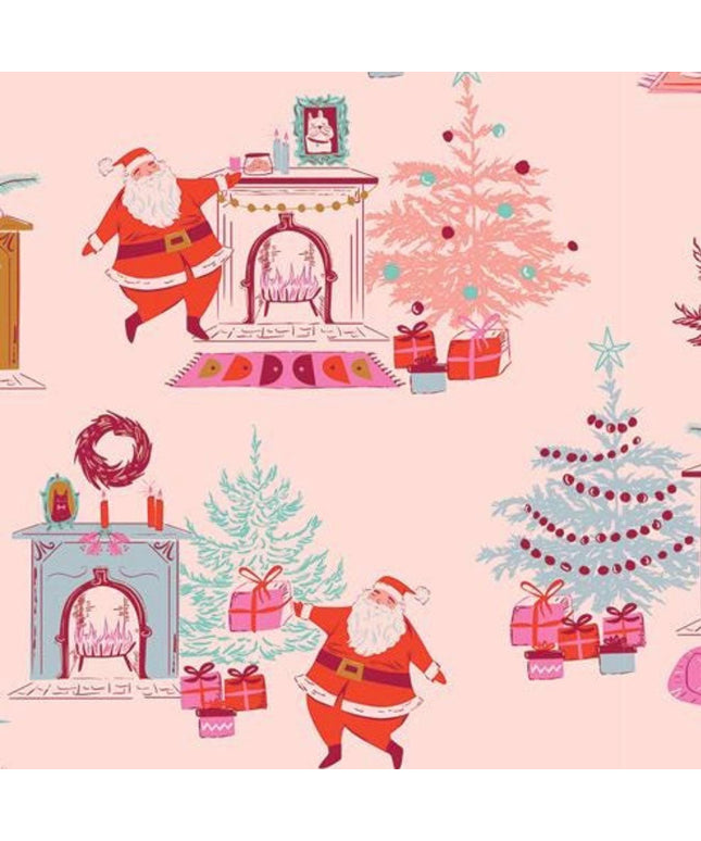 AGF Pre-Order - JUNE 2026 | Christmas in Color | CMC-25400 | Down the Chimney | Art Gallery Fabrics Christmas Cotton | Sold by Half Yard