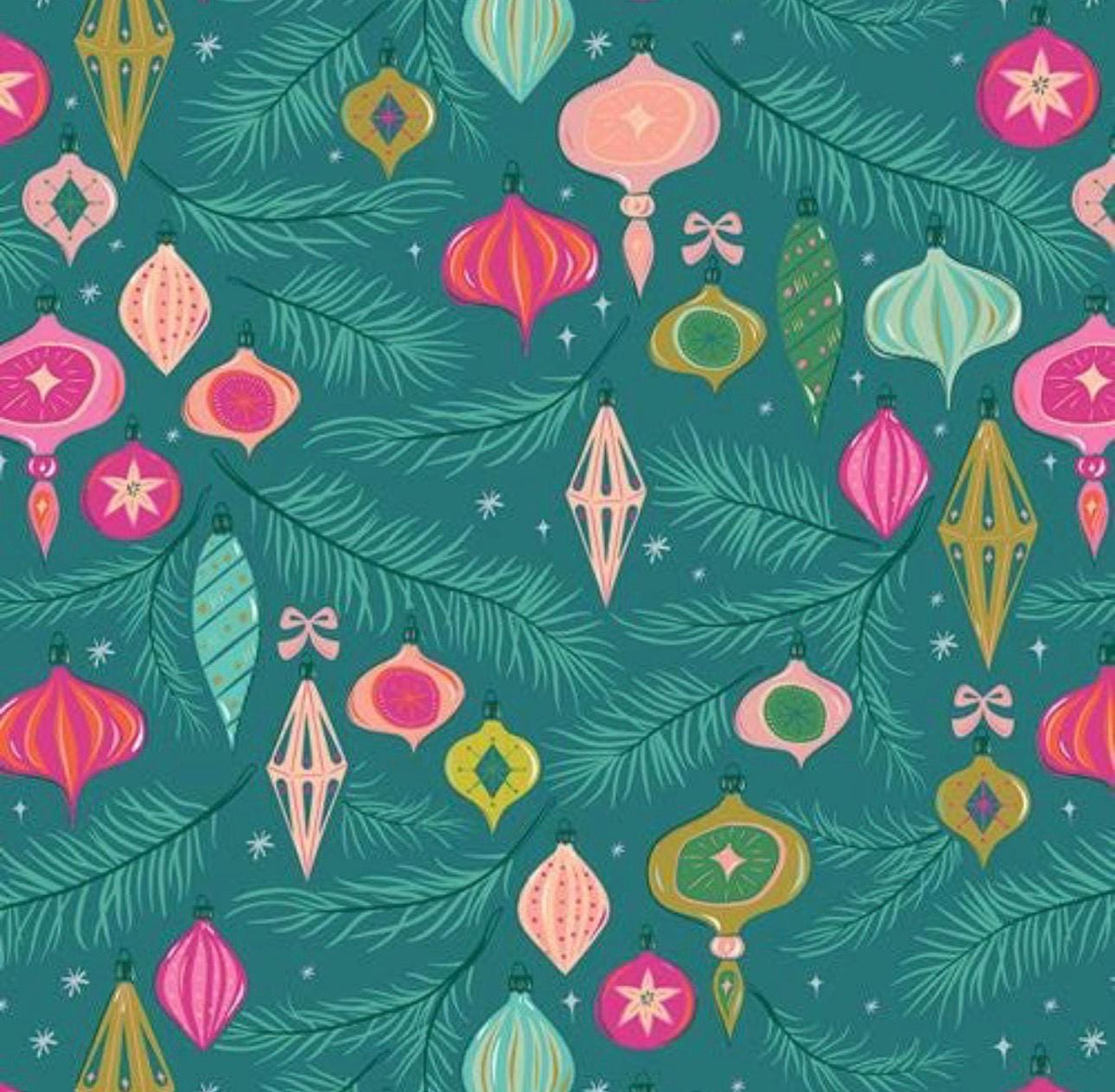 In Stock! | AGF Christmas in Color | CMC-25411 | Jingle all the Way | Art Gallery Fabrics Christmas Cotton | Sold by Half Yard