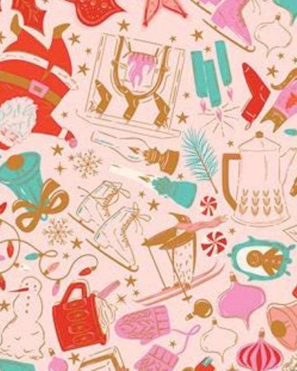 AGF Pre-Order - JUNE 2026 | Christmas in Color | CMC-25403 | Decked and Dazzled | Art Gallery Fabrics Christmas Cotton | Sold by Half Yard