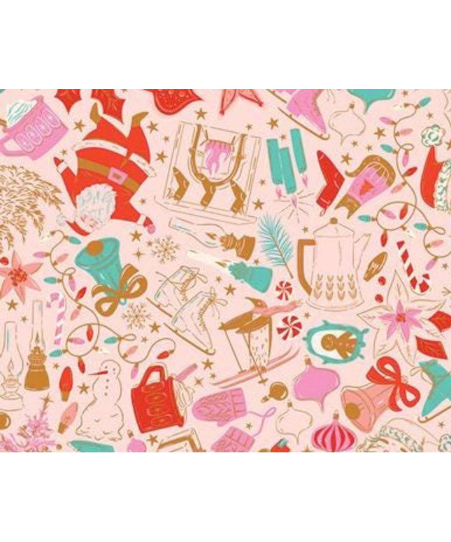 AGF Pre-Order - JUNE 2026 | Christmas in Color | CMC-25403 | Decked and Dazzled | Art Gallery Fabrics Christmas Cotton | Sold by Half Yard