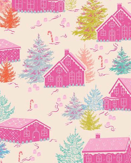 AGF Pre-Order - JUNE 2026 | Christmas in Color | CMC-25414 | Gumdrops and Gables | Art Gallery Fabrics Christmas Cotton | Sold by Half Yard