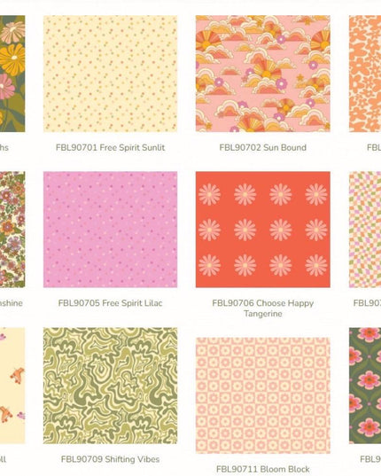 AGF | Ready To Roll | Sun Bound | Flower Bloom Collection | Art Gallery Fabrics | Sold by the Half Yard