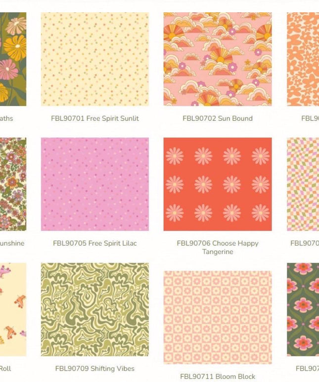 AGF | Ready To Roll | Sun Bound | Flower Bloom Collection | Art Gallery Fabrics | Sold by the Half Yard