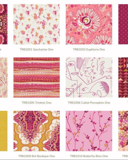 La Vie en Rose | Meadow One | TRB1004  by Art Gallery Fabrics | AGF Quilt Cotton | Sold by Half Yard