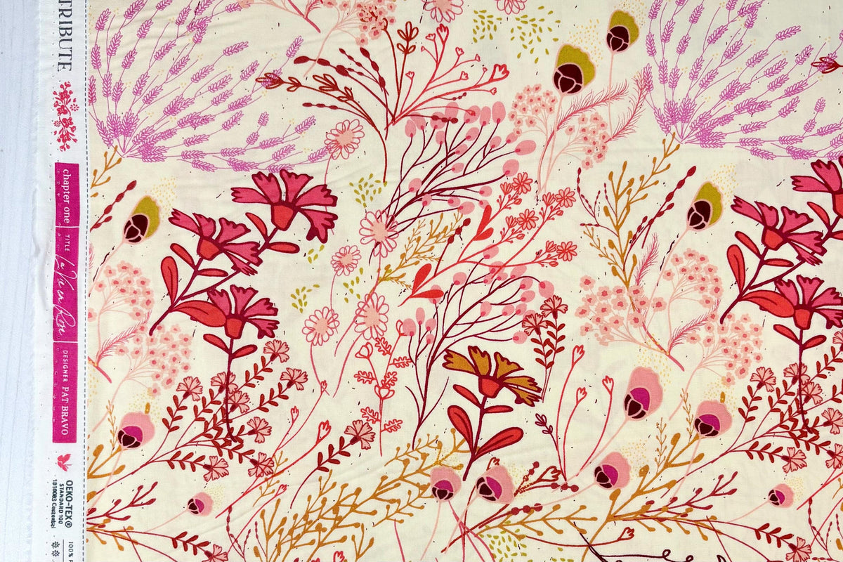 La Vie en Rose | Meadow One | TRB1004 by Art Gallery Fabrics | AGF Quilt Cotton | Sold by Half Yard