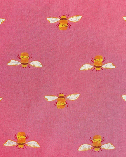 Bumble in Blush, Marigold Collection, by AGF Studio, 100% Premium Cotton Fabric, Sold by the Half Yard