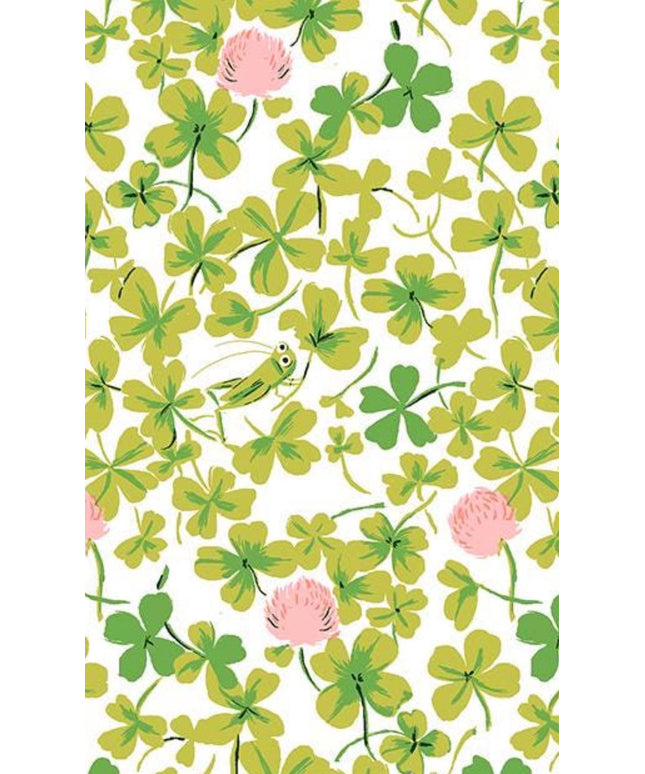 Heather Ross Studio Edit, Cricket Clover in Pink - Windham Fabrics - Sold by the Half Yard