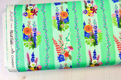 Mia Charro | Floral Firata Floral Fusion | Free Spirit Fabric | 100% Cotton Fabric | Sold by the Half Yard