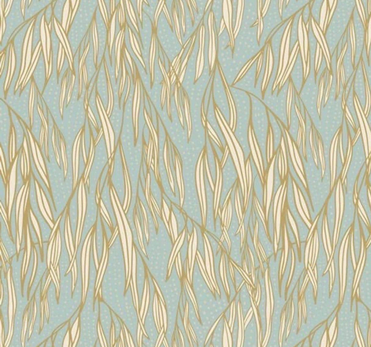 AGF Fabric | Weeping Willow | AGF Spring Equinox | Sold by the Half Yard | Dragonfly