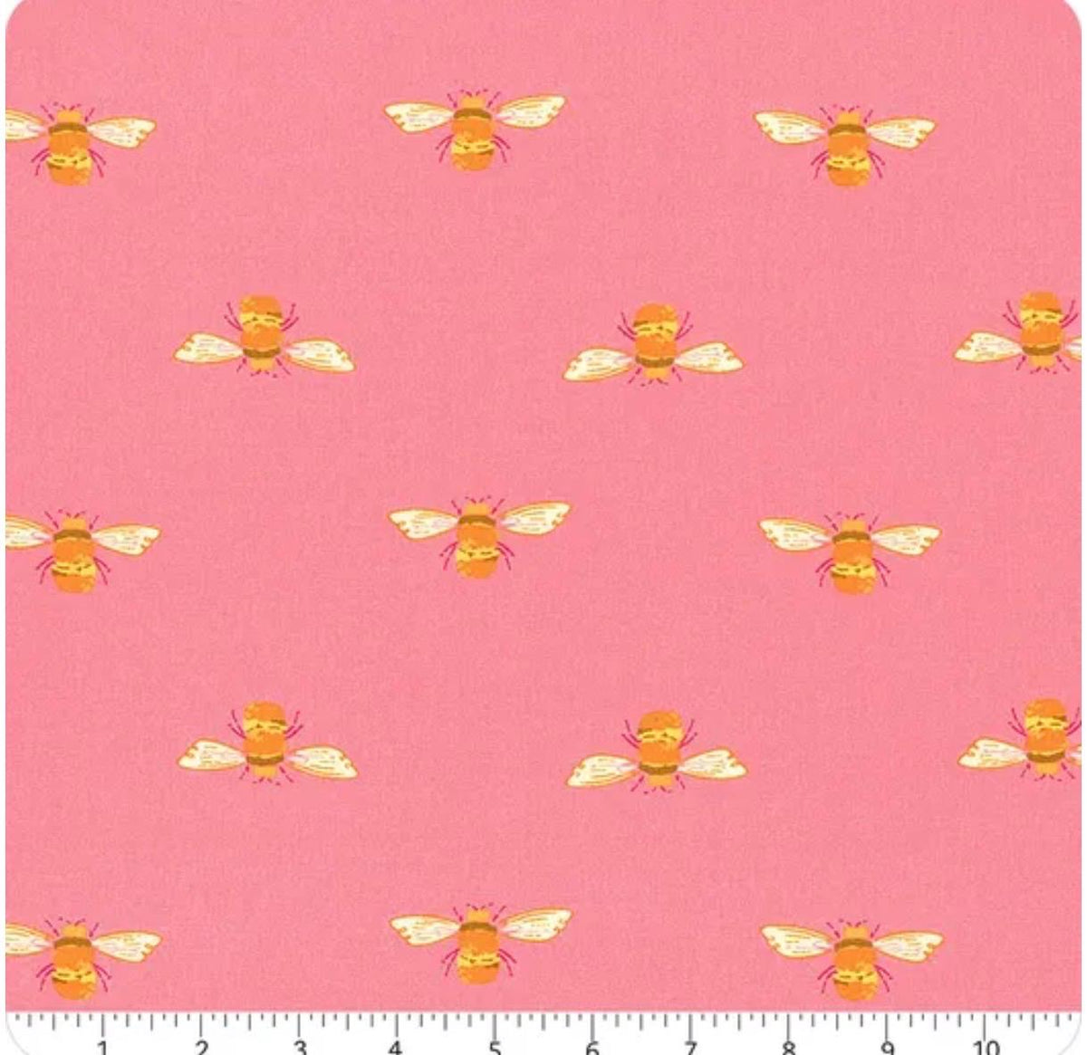 Bumble in Blush, Marigold Collection, by AGF Studio, 100% Premium Cotton Fabric, Sold by the Half Yard