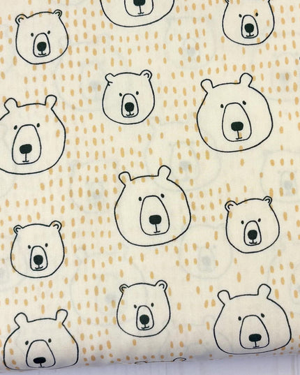 Art Gallery Fabrics: LakeLife, Bear Out There, Sold by the Half Yard