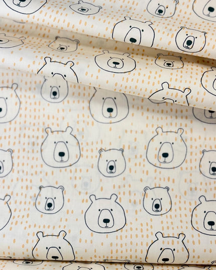 Art Gallery Fabrics: LakeLife, Bear Out There, Sold by the Half Yard