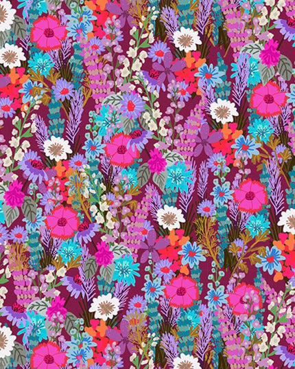 Mia Charro | Floral Fiesta | Garden Glow  | Free Spirit Fabric | 100% Cotton Fabric | Sold by the Half Yard