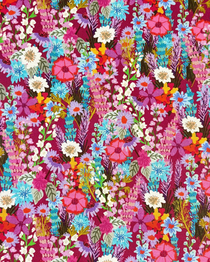 Mia Charro | Floral Fiesta | Garden Glow  | Free Spirit Fabric | 100% Cotton Fabric | Sold by the Half Yard