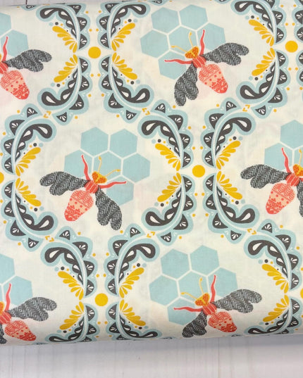 AGF | Art Gallery Fabrics | Sweet as Honey | Bee Sweet Morning | Art Gallery Fabrics | Sold by the Half Yard