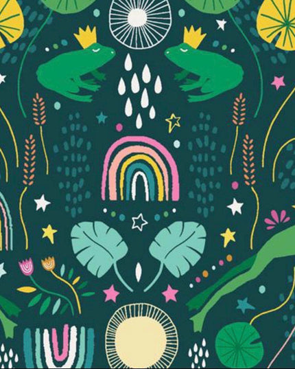 Art Gallery Fabrics - Frog Song in Evening Rain - ROS-58300 - Sold by the Half Yard