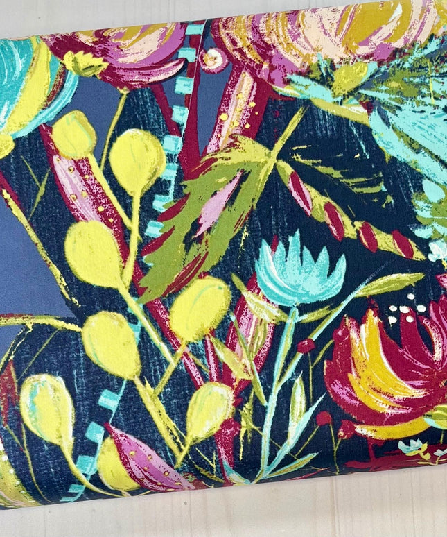 Painted Desert Night Bari J, Sage Collection Art Gallery Fabric, Sold by the Half Yard