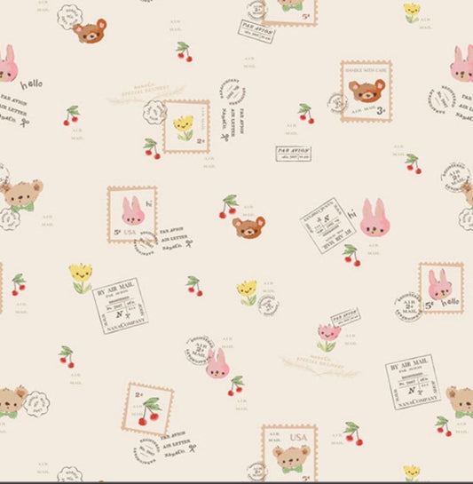 Art Gallery Fabrics Minimo - Air Mail - MIN-21200 by AGF - Sold by the Half Yard