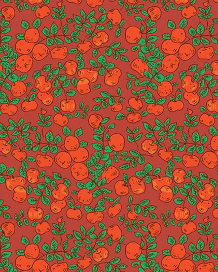 Forestburgh by Heather Ross - Apples - Sold by the Hlaf Yard