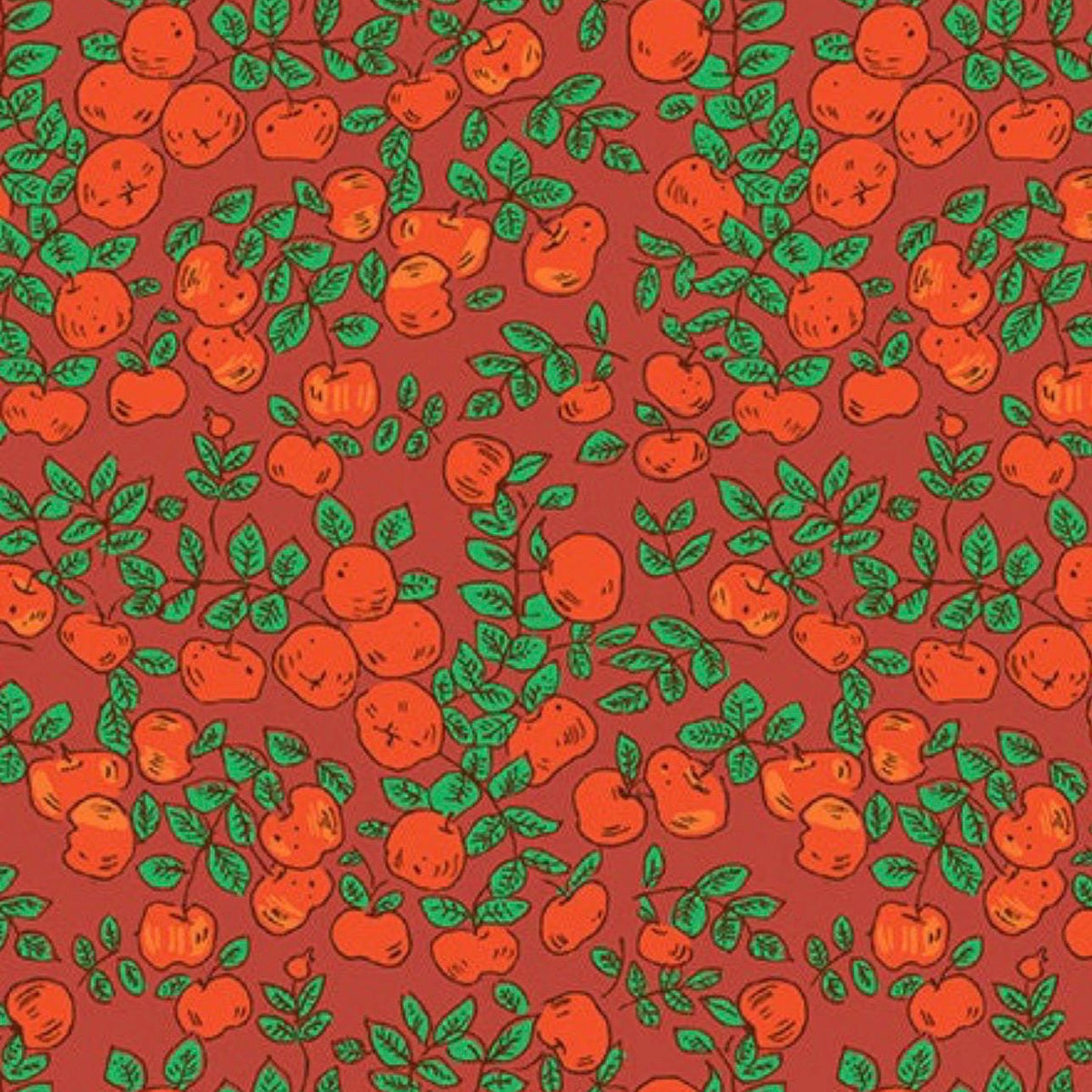 Forestburgh by Heather Ross - Apples - Sold by the Hlaf Yard
