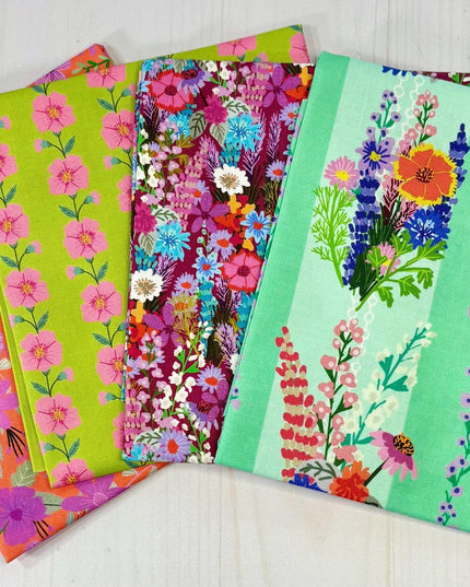 Mia Charro | Floral Fiesta | Garden Glow  | Free Spirit Fabric | 100% Cotton Fabric | Sold by the Half Yard