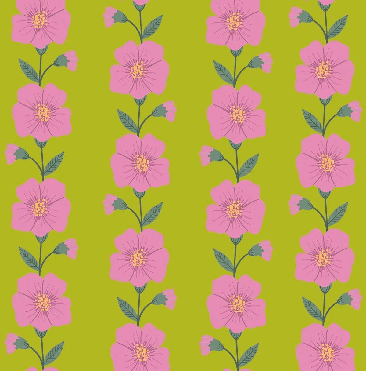 Mia Charro | Blooming Bliss | Floral Fiesta | Free Spirit Fabric | 100% Cotton Fabric | Sold by the Half Yard