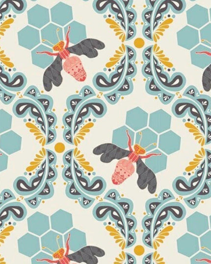 AGF | Art Gallery Fabrics | Sweet as Honey | Bee Sweet Morning | Art Gallery Fabrics | Sold by the Half Yard