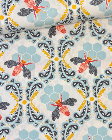 AGF | Art Gallery Fabrics | Sweet as Honey | Bee Sweet Morning | Art Gallery Fabrics | Sold by the Half Yard