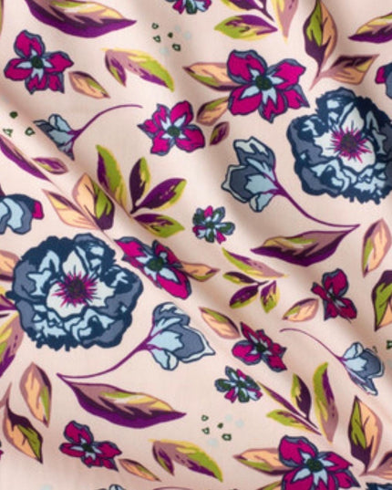 Mystical Floral Fabric, Flowers and Leaves from the Mystical Land collection, Art Gallery Fabrics, Sold by the Half Yard