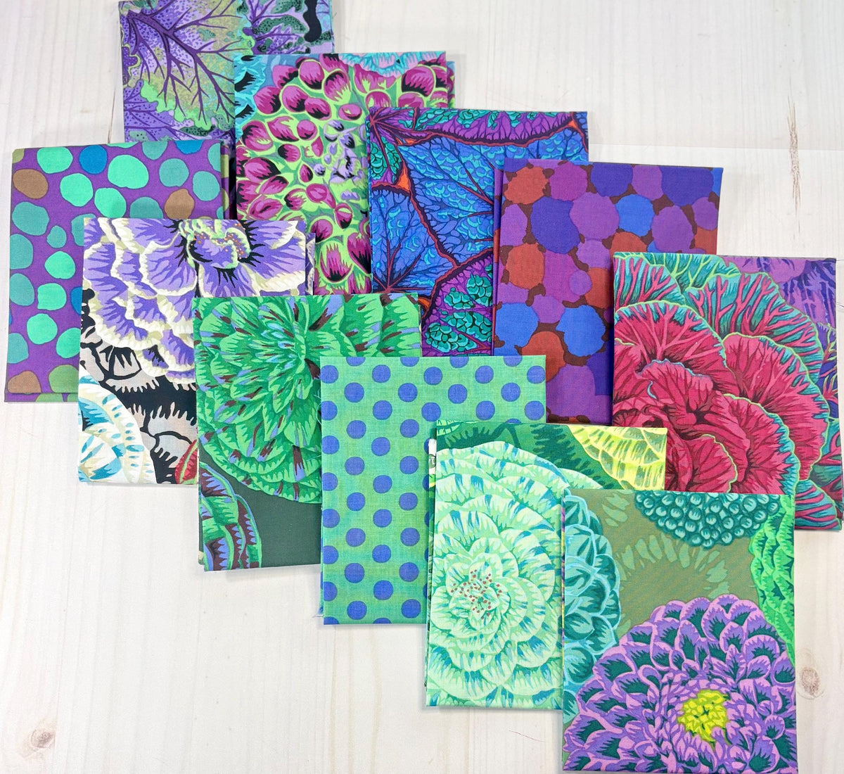 Kaffe Fassett Collective Bundle, 11 FQ Bundle - 100% Quilters Cotton - Fat Quarter set of 11