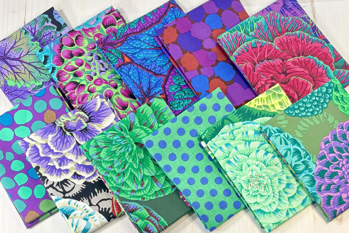 Kaffe Fassett Collective Bundle, 11 FQ Bundle - 100% Quilters Cotton - Fat Quarter set of 11