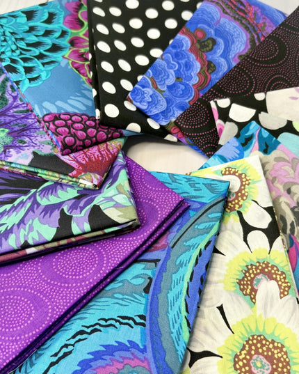 Kaffe Fassett Collective Bundle, 12 FQ Bundle - 100% Quilters Cotton - Fat Quarter set of 12