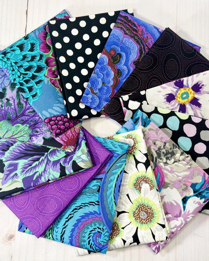 Kaffe Fassett Collective Bundle, 12 FQ Bundle - 100% Quilters Cotton - Fat Quarter set of 12