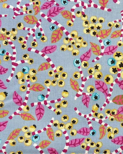 Penny Jeffries, Blostma & Song, Notes of Berry, PWPE010, Free Spirit Fabric, Cotton, Sold by the Half Yard