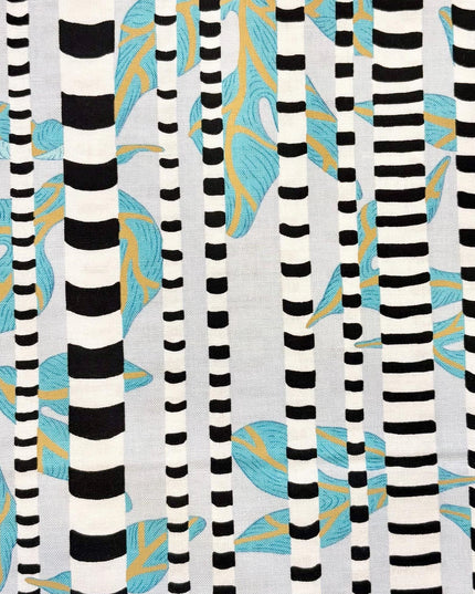 Penny Jeffries, Blostma & Song, Stem Lemonade, PWPE013, Free Spirit Fabric, Cotton, Sold by the Half Yard