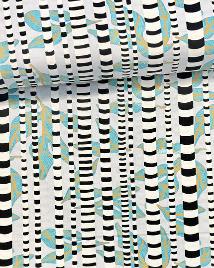 Penny Jeffries, Blostma & Song, Stem Lemonade, PWPE013, Free Spirit Fabric, Cotton, Sold by the Half Yard