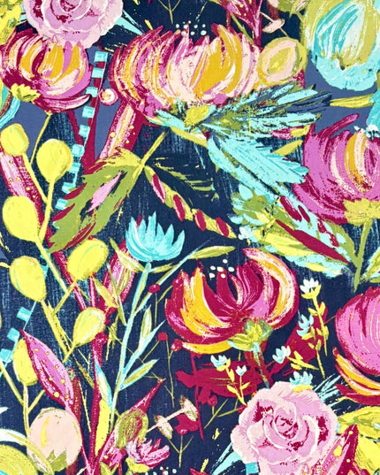 Painted Desert Night Bari J, Sage Collection Art Gallery Fabric, Sold by the Half Yard
